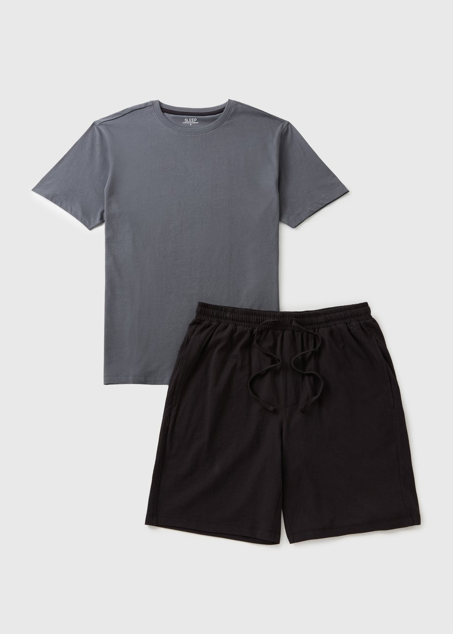 Charcoal Basic Short Pyjama Set