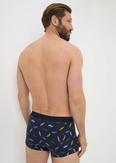 3 Pack Blue Car Stripe Hipsters