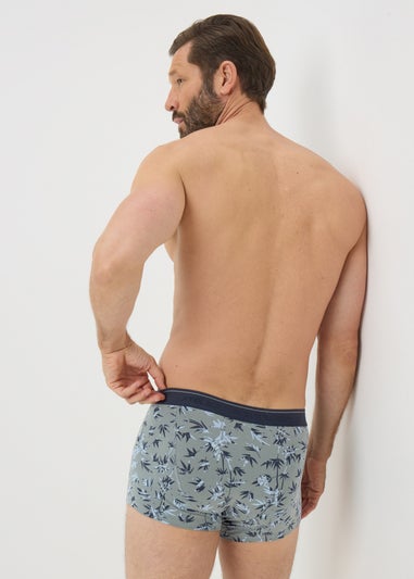 5 Pack Blue Palm Leaf Hipsters