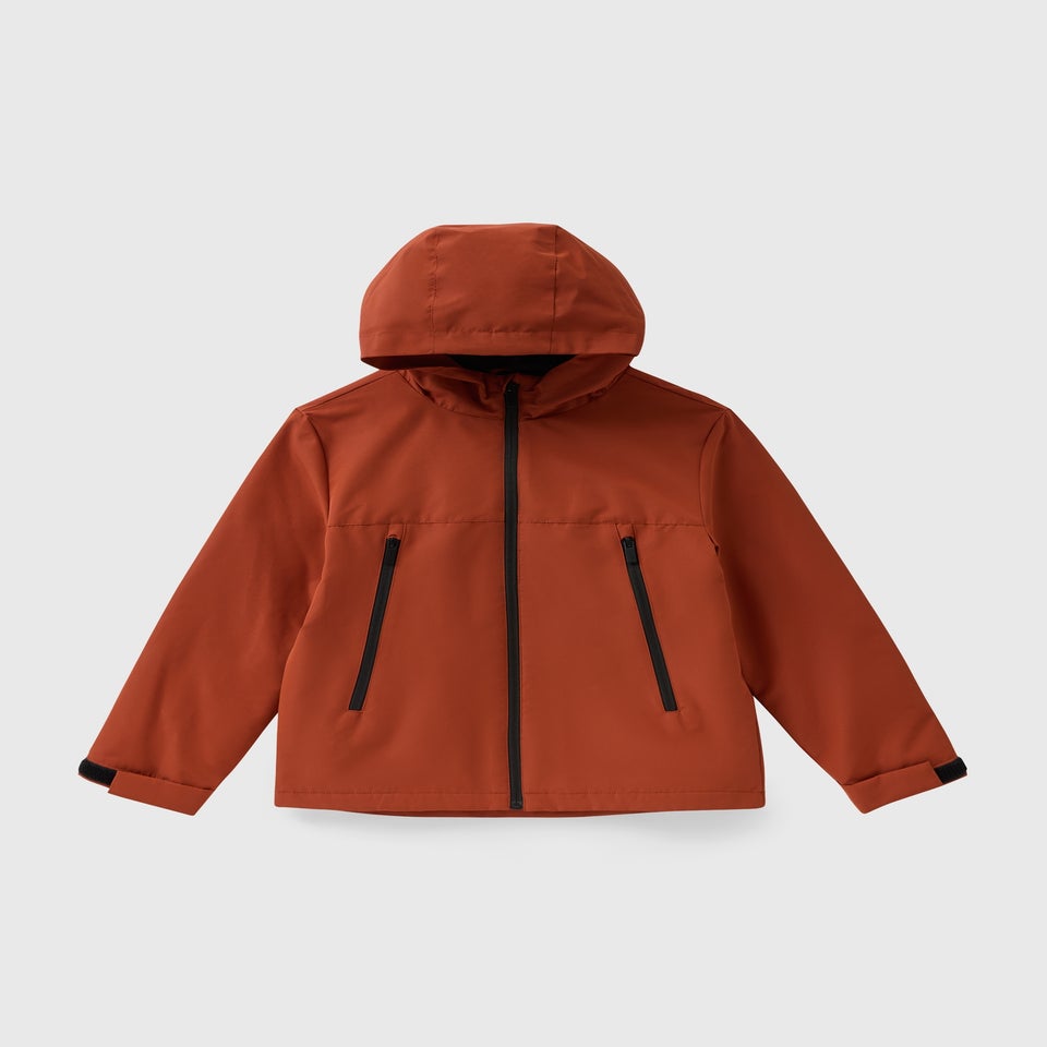 Boys Rust Showerproof Raincoat (7-15yrs)