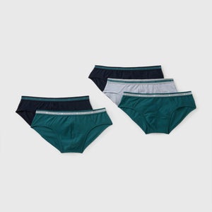 5 Pack Teal Editions Briefs