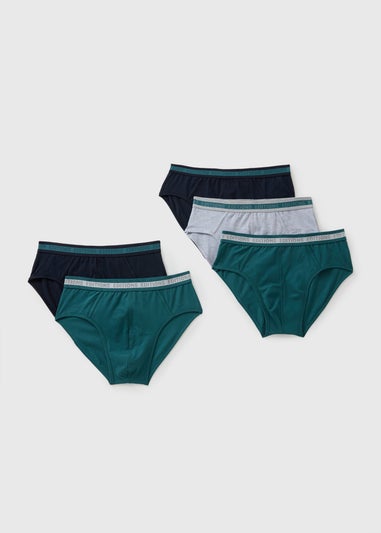 5 Pack Teal Editions Briefs