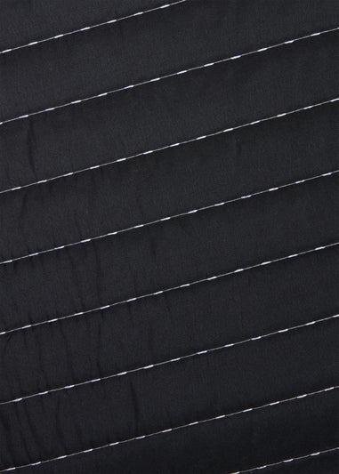 Black Velvet Stabstitch Bedspread