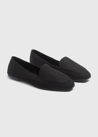 Black Slipper Loafers