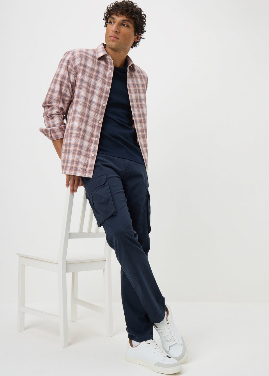 Navy Liquid Cotton T-Shirt