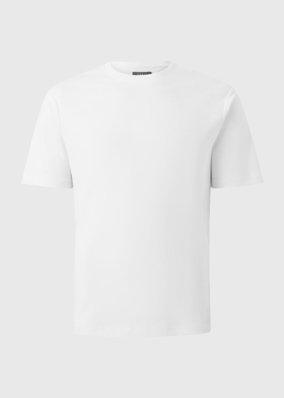 White Liquid Cotton T-Shirt