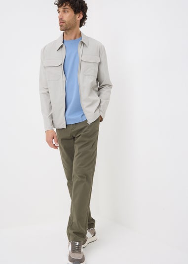 Blue Liquid Cotton T-Shirt