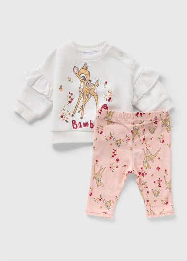 Disney Baby Cream Bambi Sweatshirt & Legging Set (Newborn-18mths)
