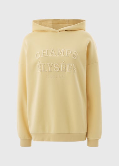 Buttermilk Yellow Oversized Champs Elysee Hoodie