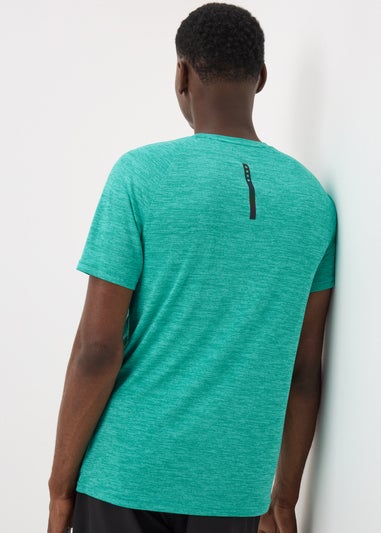 Souluxe Turquoise Basic 2 Tone T-Shirt