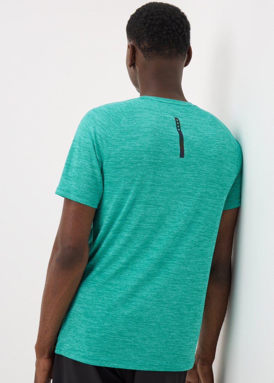 Souluxe Turquoise Basic 2 Tone T-Shirt