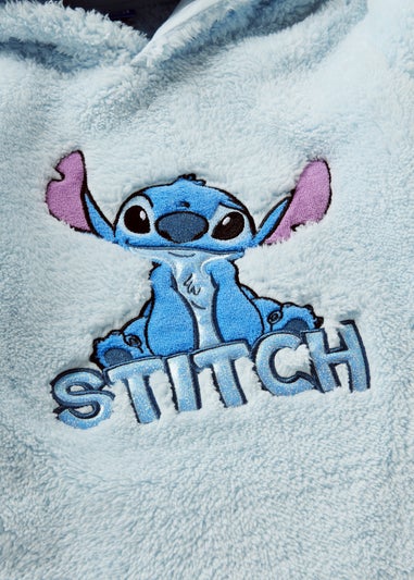 Disney Girls Blue Stitch Fleece Lounge Set (7-13yrs)