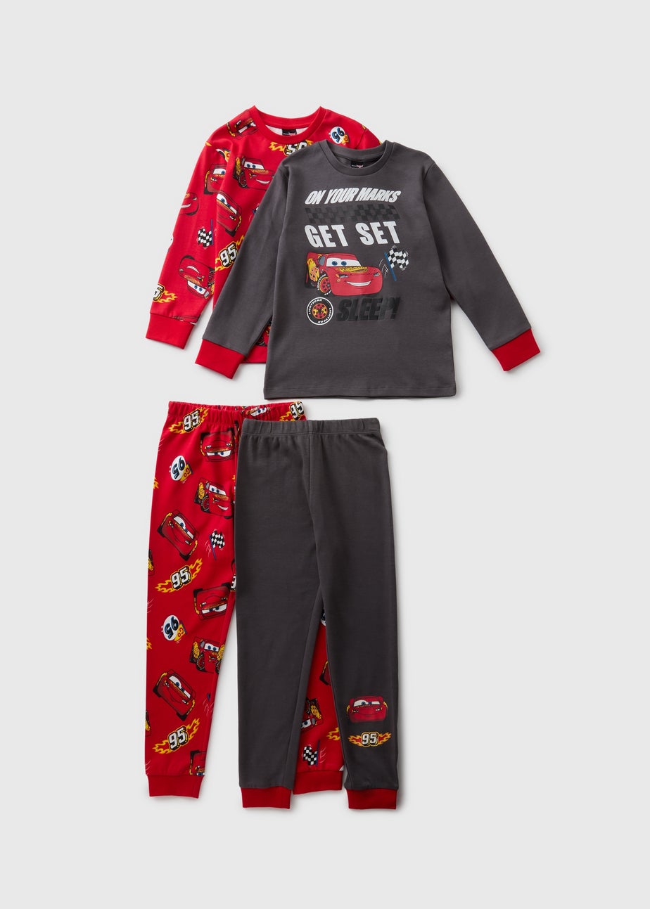 Cars 2 Pack Boys Red Pyjama Set (1-7yrs)