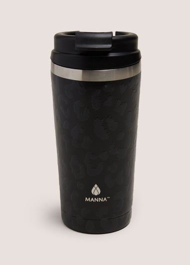 Black Leopard Coffee Tumbler
