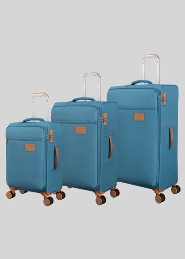 IT Luggage Teal Soft Suitcase