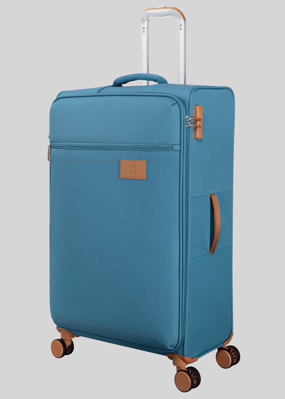 IT Luggage Teal Soft Suitcase