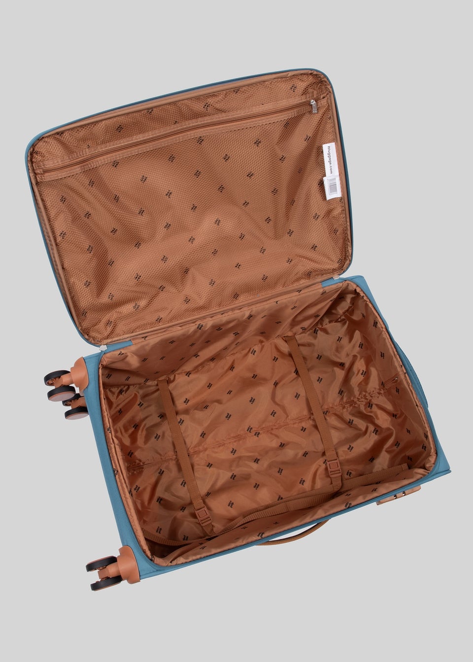 IT Luggage Teal Soft Suitcase