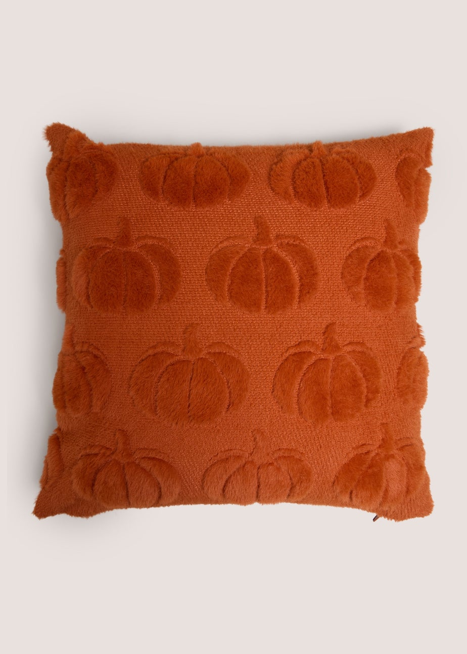 Rust Pumpkin Cushion