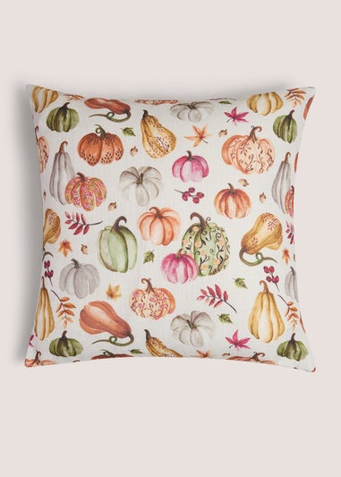 Multicolour Pumpkin Print Cushion