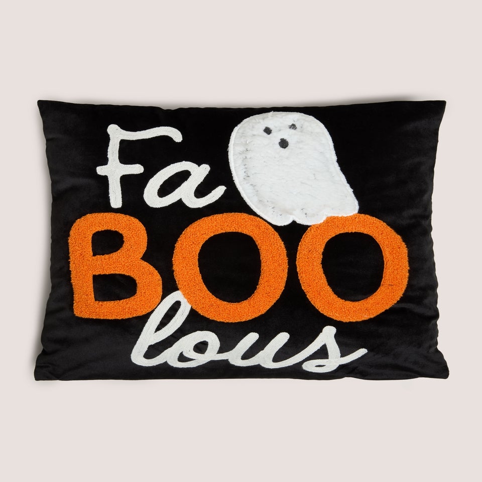 Black Faboolous Tufted Cushion