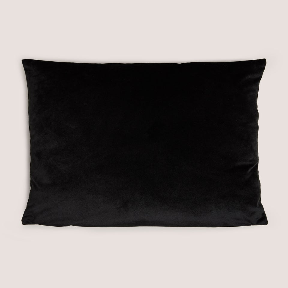 Black Faboolous Tufted Cushion