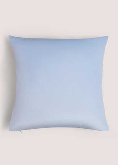 Navy Floral Print Cushion