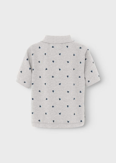 Name It Grey Sailing Polo Shirt (1.5-6yrs)