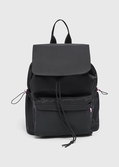Black Nylon Backpack
