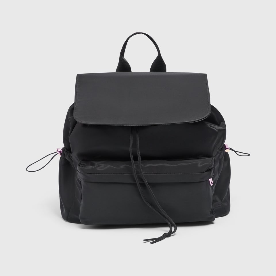 Black Nylon Backpack