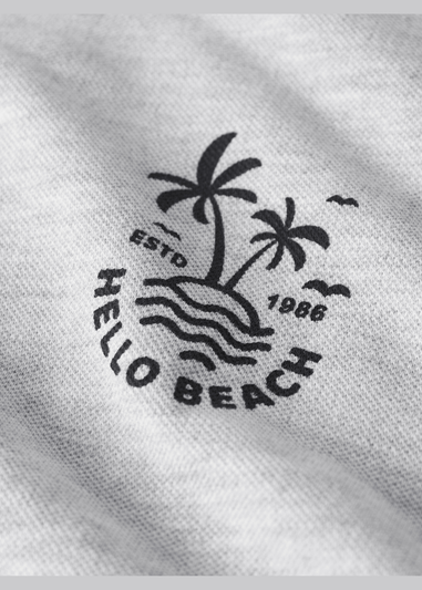 Name It Kids Grey Beach Sweatshirt (6-12yrs)