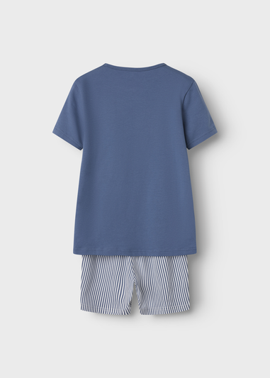 Name It Blue University Top & Shorts Set (6-14yrs)
