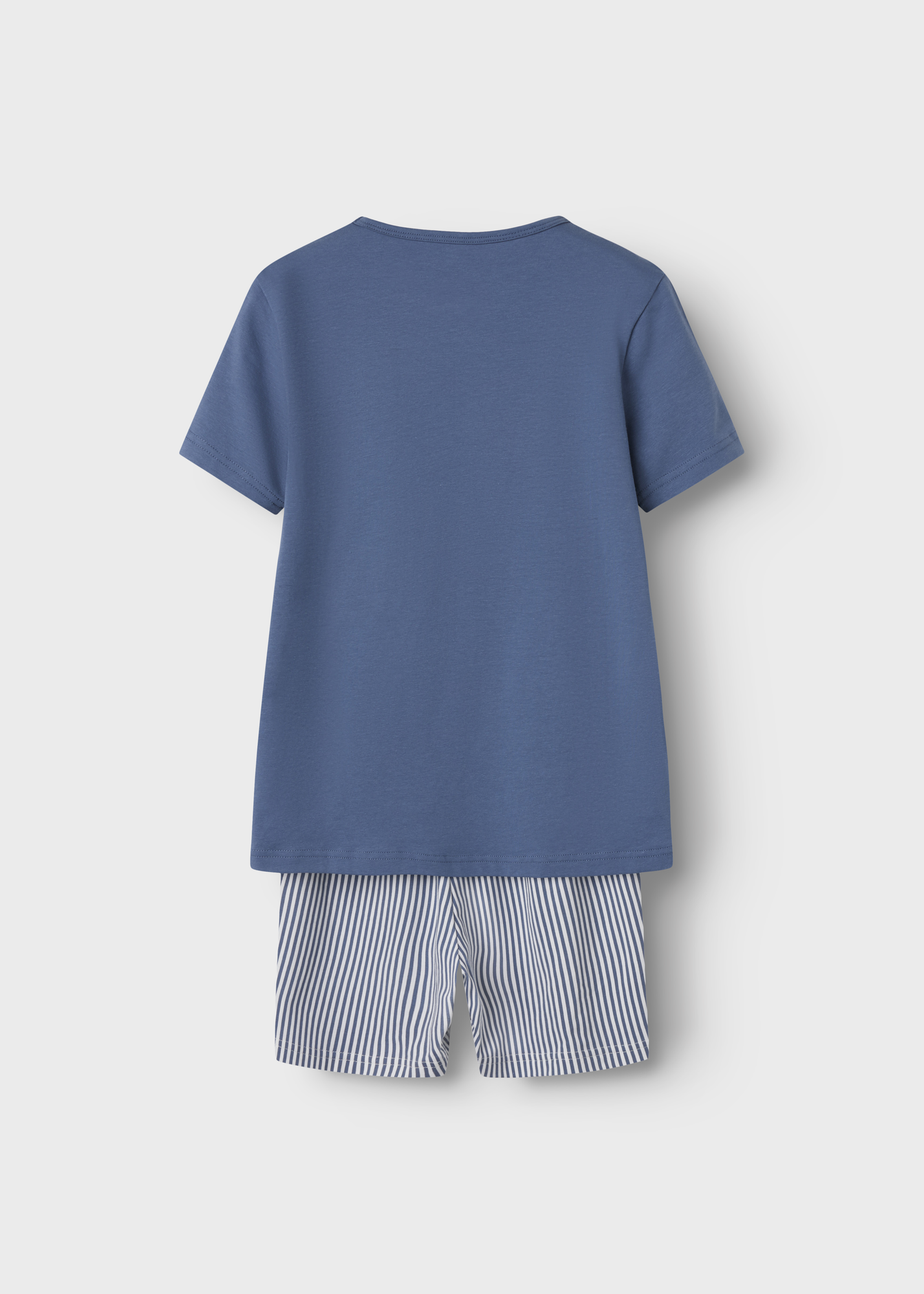 Name It Blue University Top & Shorts Set (6-14yrs)