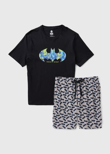 Batman Grey Batman Short Pyjama Set