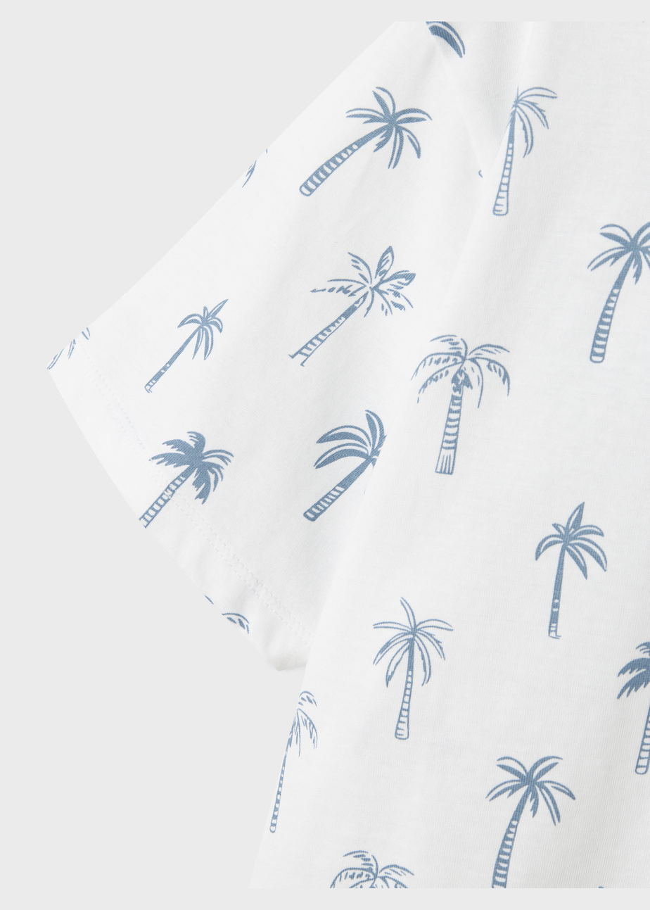 Name It Boys White Palm Tree T-Shirt (6-12yrs)