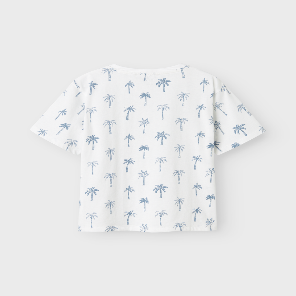 Name It Boys White Palm Tree T-Shirt (6-12yrs)