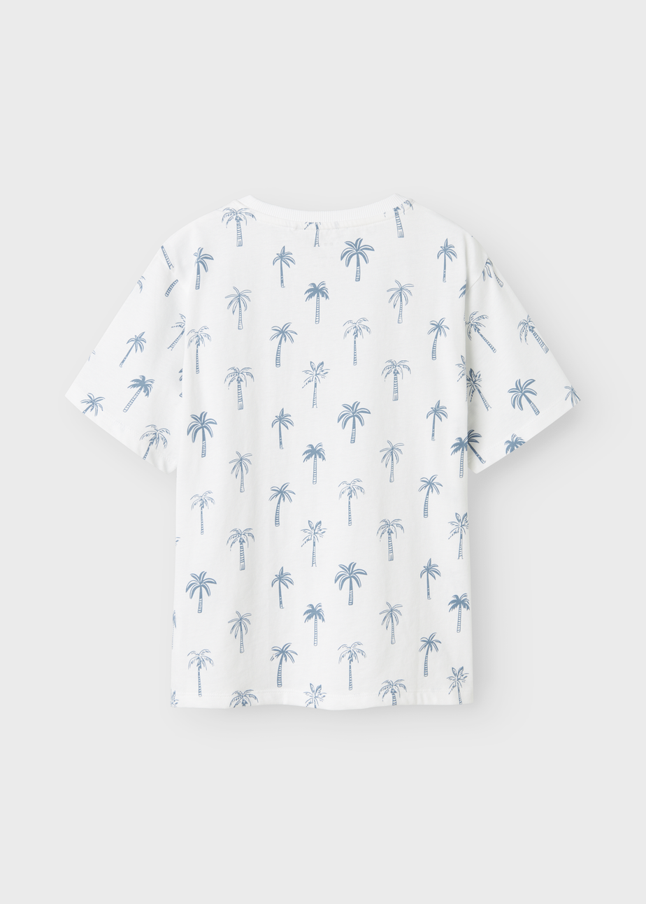 Name It Boys White Palm Tree T-Shirt (6-12yrs)