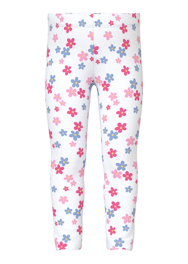 Name It Girls White Floral Leggings (1.5-6yrs)