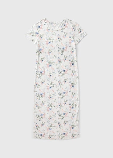Cream Floral Nightie