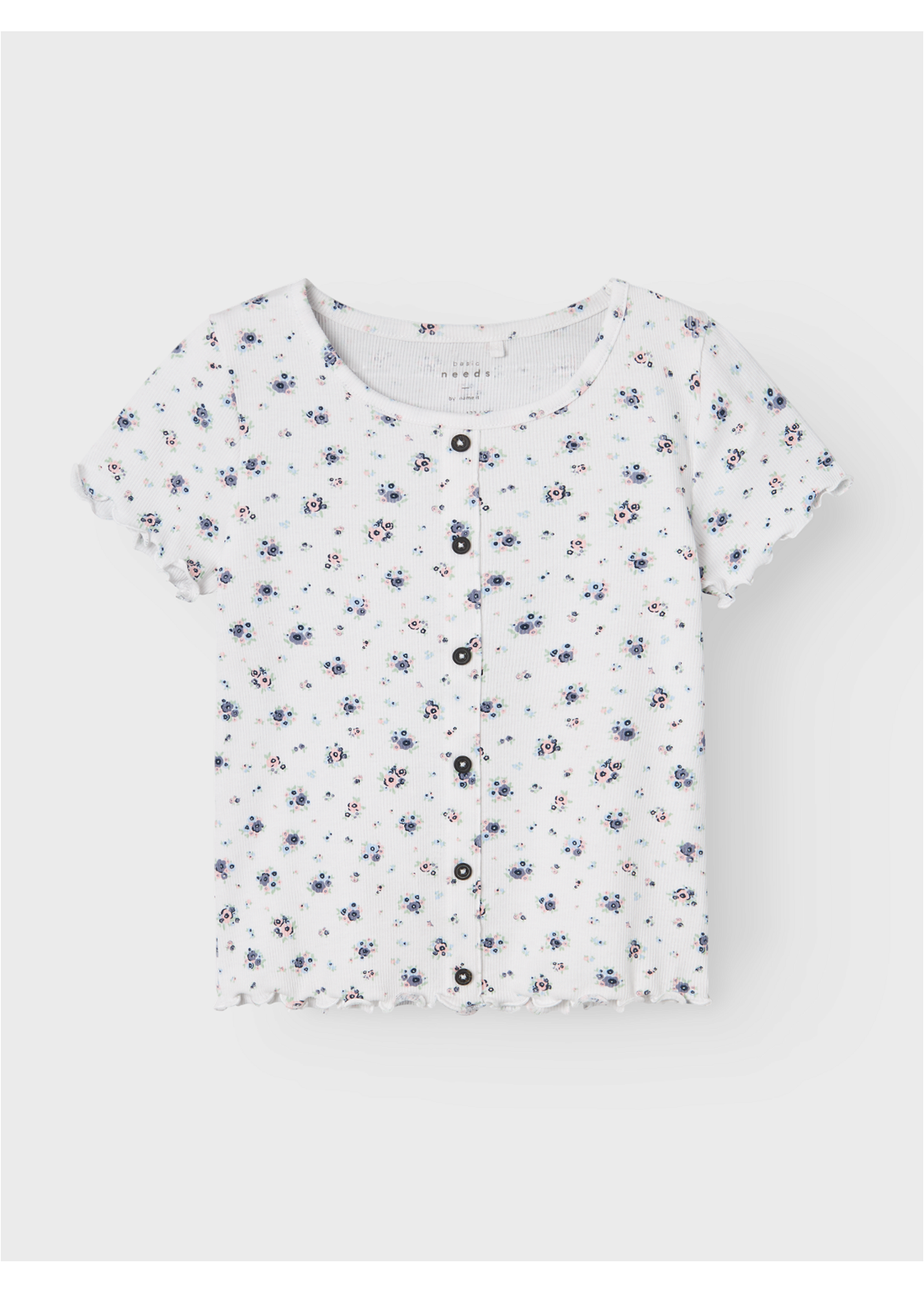 Name It White Floral Top (6-12yrs)