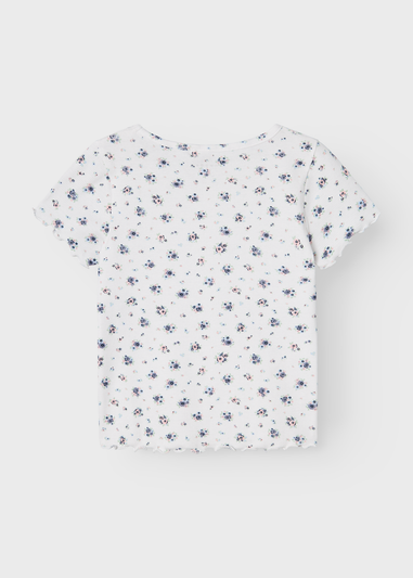 Name It White Floral Top (6-12yrs)