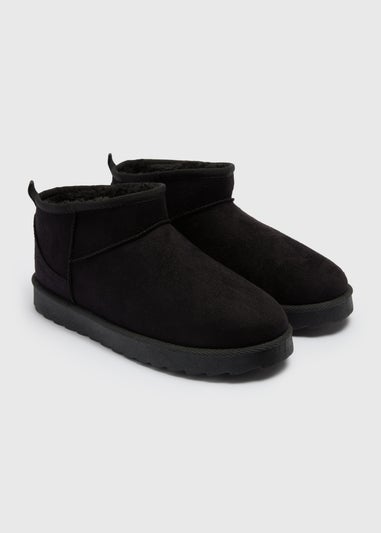 Black Mini Snug Boots