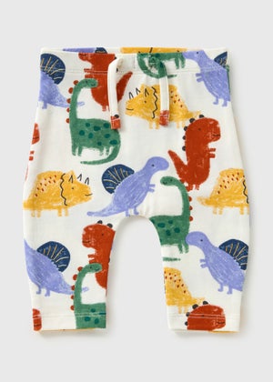 Baby Multicolour Dino Jogging Bottoms (Newborn-23mths)