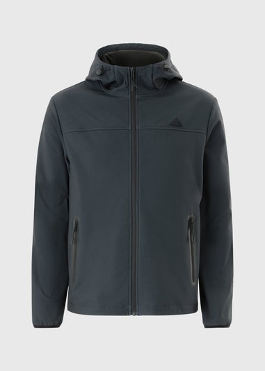 Showerproof Black Shell Hooded Jacket