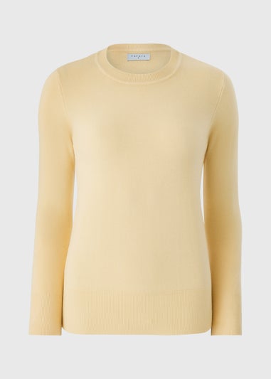 Yellow Soft Crew Jumper
