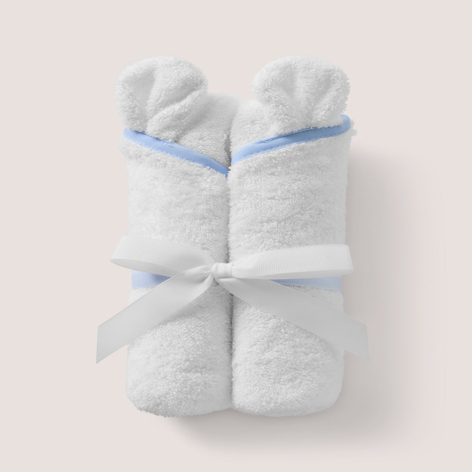 Baby White Bear Hooded Towel