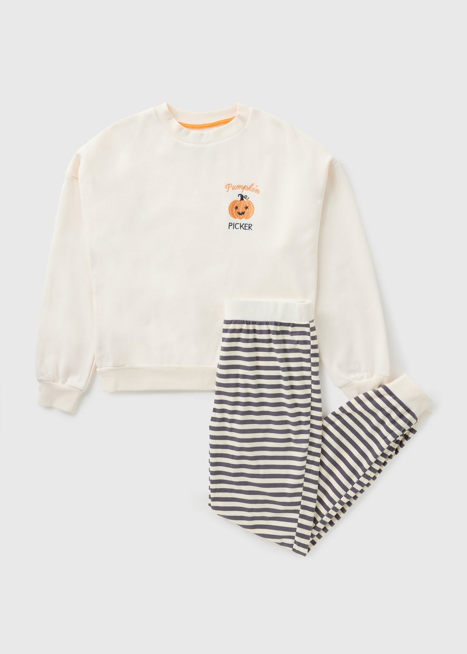Cream Pumpkin Picker Pyjama Set