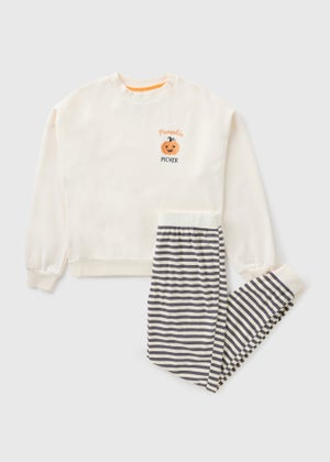 Cream Pumpkin Picker Pyjama Set