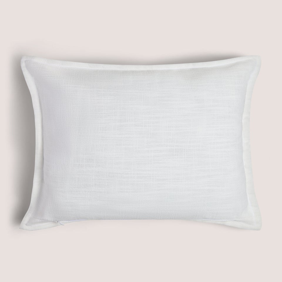 White Pumpkin Stitch Cushion