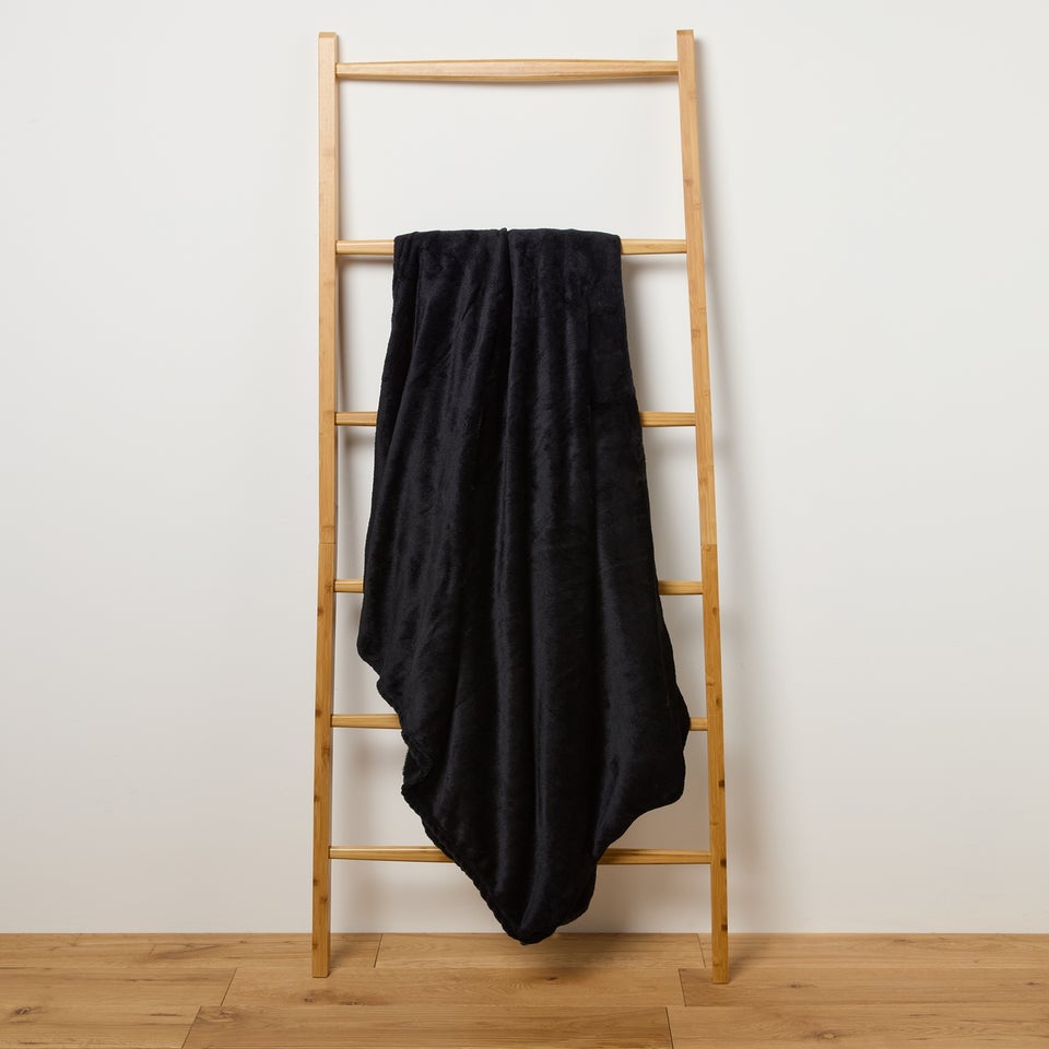 Black Large Throw