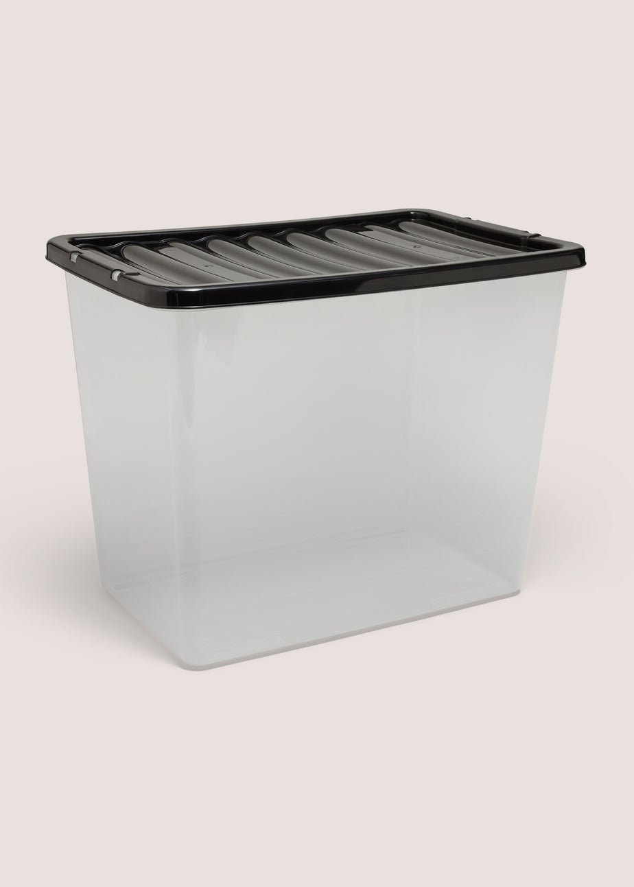 Black Storage Box - 80 Litres